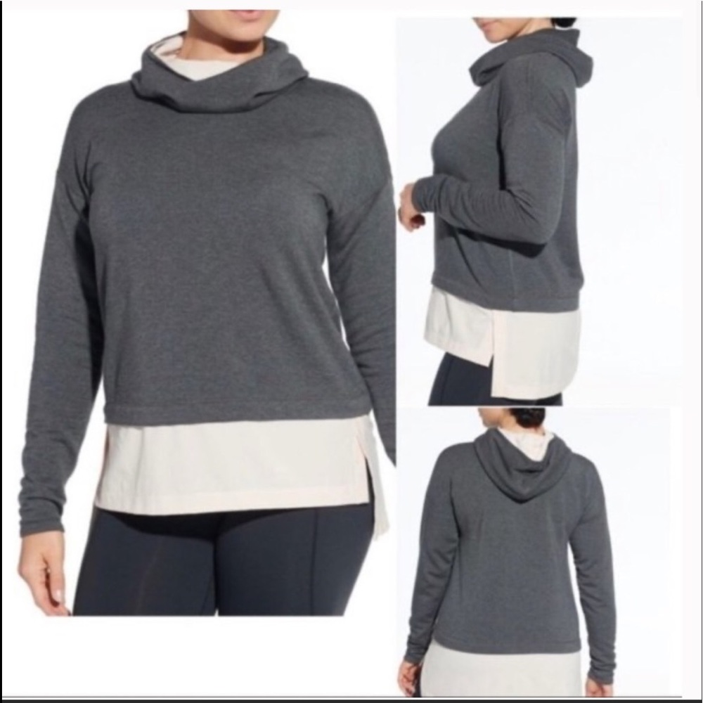 CALIA by CARRIE UNDERWOOD EFFORTLESS HEATHER MIX MEDIA TOP